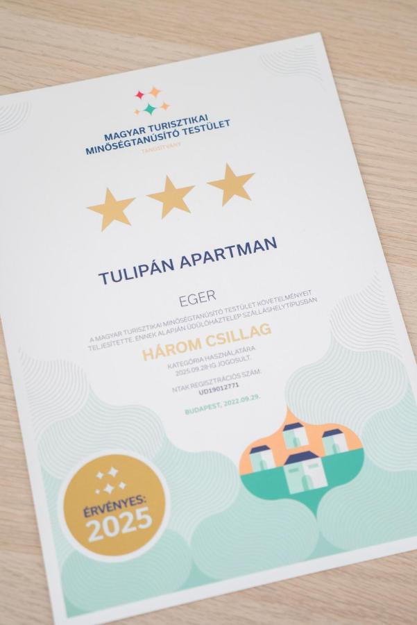 Tulipan Apartman Eger Exterior photo